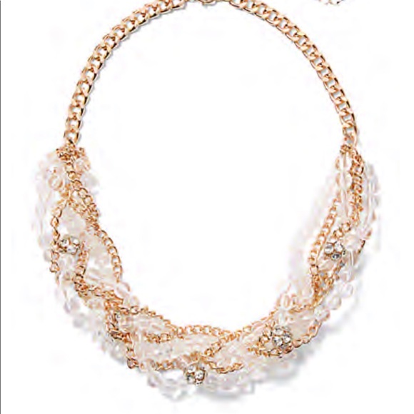Gold-tone Chainlink Necklace - Picture 2 of 4